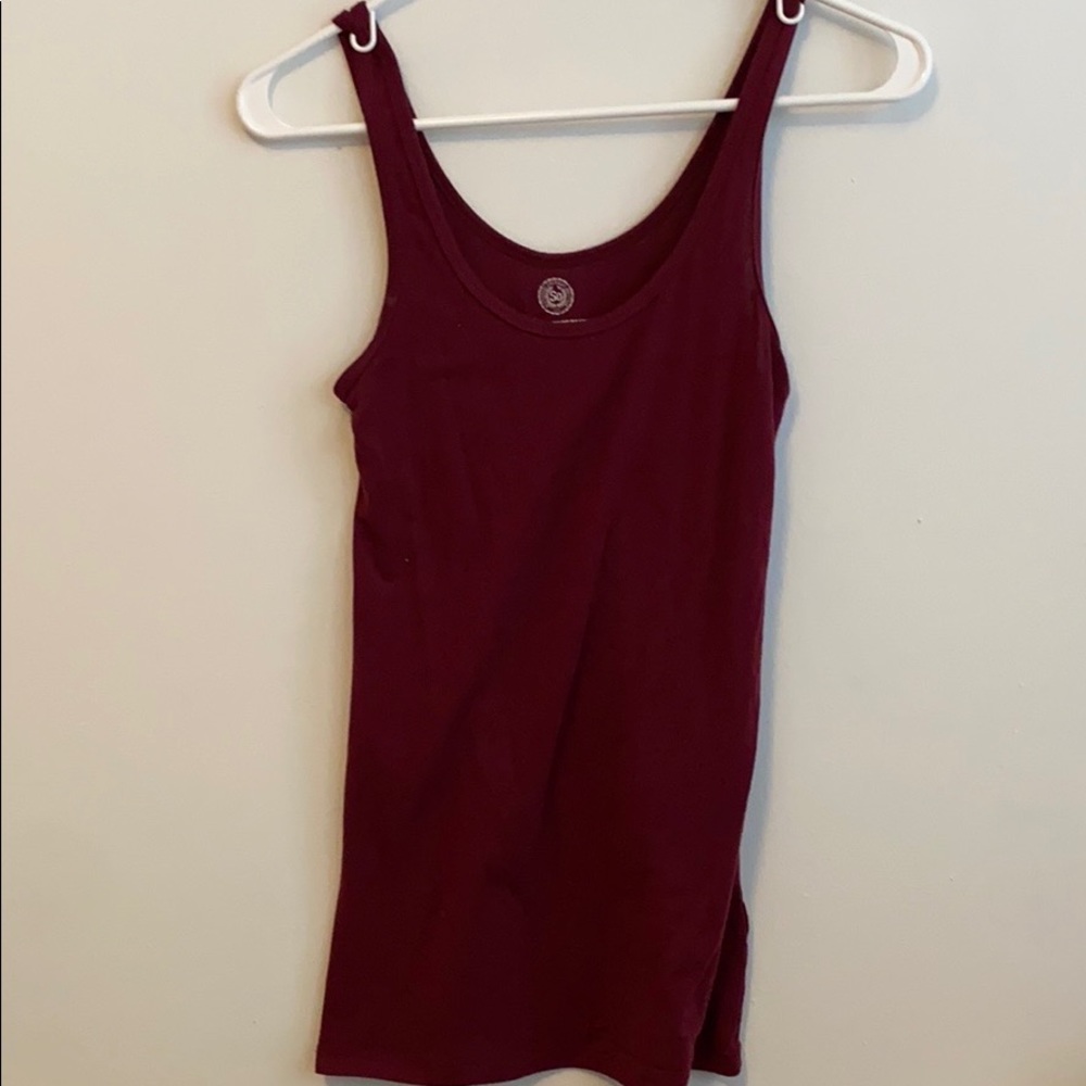 Maroon Tank Top